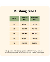 Tenis Mustang Free Multidesporto Preto