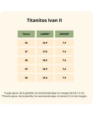 Deportivas colegiales Titanitos Ivan Marino