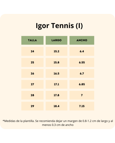 Deportivas respetuosas Igor Tennis Teja