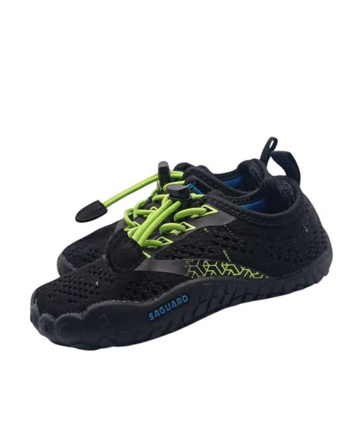 Deportivas infantiles Saguaro Smart I Negro y amarillo