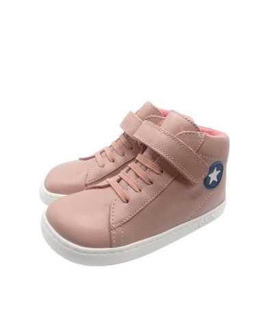 Tenis cano médio Chetto Star Rosa