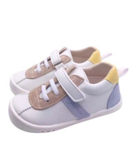 Ténis Barefoot Piruflex branco e azul