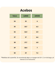Botín deportivo Acebos Rubor