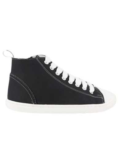 Botines Barefoot Mujer Blanditos Basket Negro