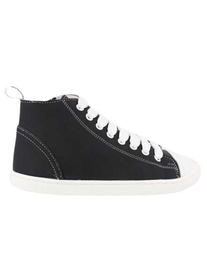 Botines Barefoot Mujer Blanditos Basket Negro