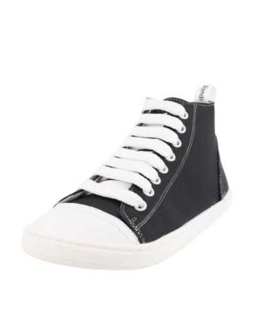 Botines Barefoot Mujer Blanditos Basket Negro