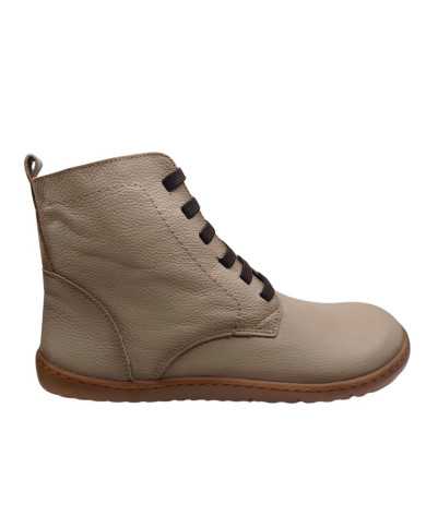 Botines Barefoot Mujer Vivant Topo