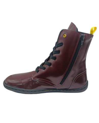 Botas barefoot mulher Coqueflex Bordô