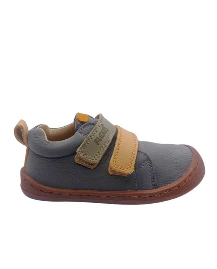 Botas Respetuosas Flexinens Mouse, verde y mostaza