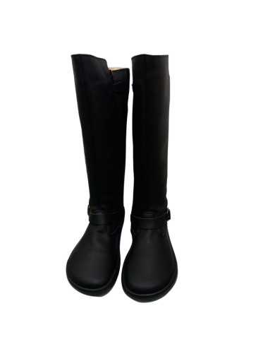 Botas altas Barefoot Flexinens Pele Preta