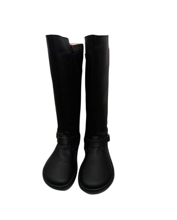 Botas altas Barefoot Flexinens Pele Preta Botas altas Barefoot Flexinens Pele Preta