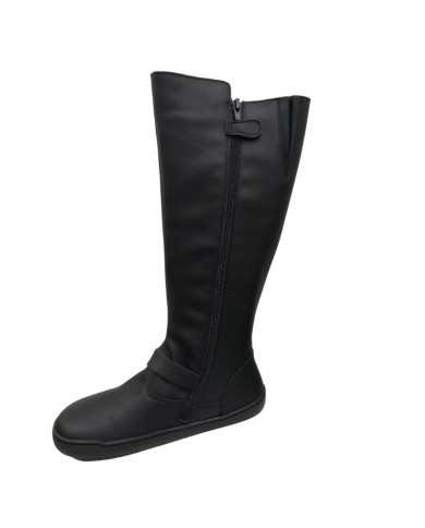 Botas altas Barefoot Flexinens Pele Preta