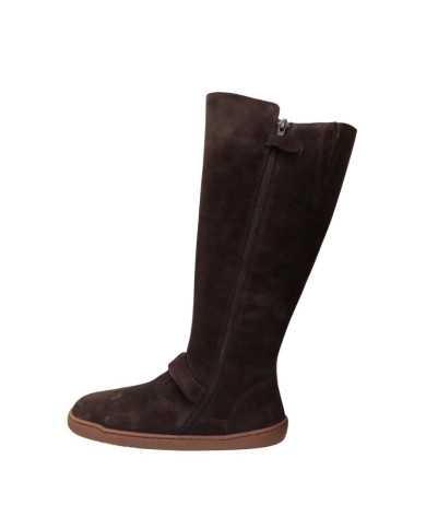 Botas altas Barefoot Flexinens Camurça Chocolate