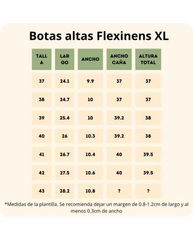 PREVENTA Botas altas Barefoot Flexinens Piel Negra PREVENTA Botas altas Barefoot Flexinens Piel Negra