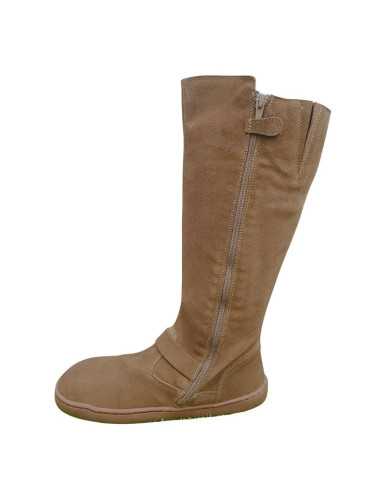 Botas altas Barefoot Flexinens Camurça Camel