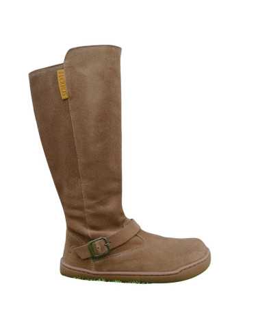 Botas altas Barefoot Flexinens Camurça Camel