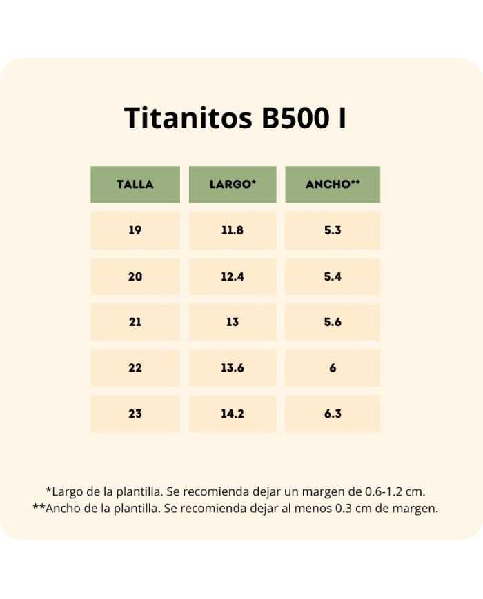 Botines Respetuosos Titanitos B500 Davinia