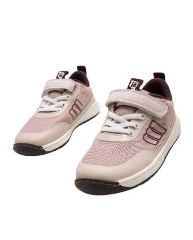 Zapatillas respetuosas Mustang Free Knitting rosas para niños