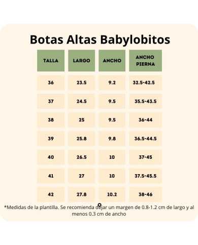 Botas Altas Barefoot Babylobitos Urbana Nude