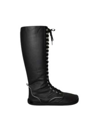 Botas Altas Barefoot Babylobitos Rebelde Preto