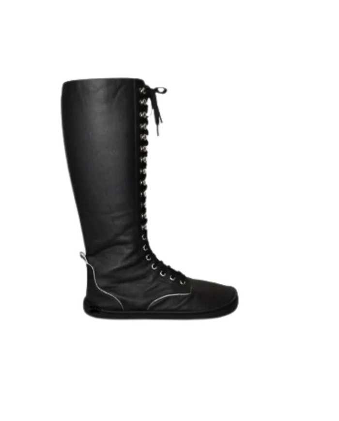 Botas Altas Barefoot Babylobitos Rebelde Negro