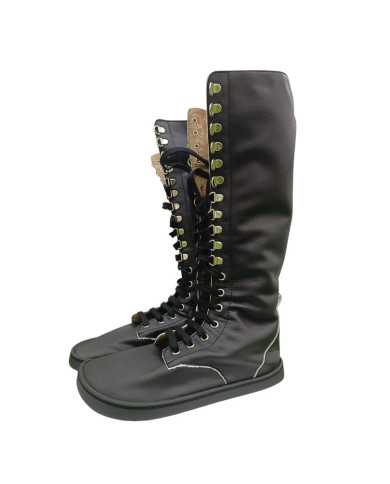 Botas Altas Barefoot Babylobitos Rebelde Negro