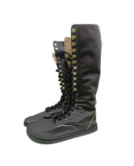 Botas Altas Barefoot Babylobitos Rebelde Preto