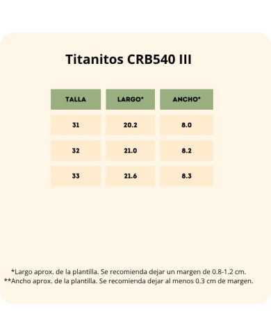 Botas respeitadoras Titanitos CRB540 Marta