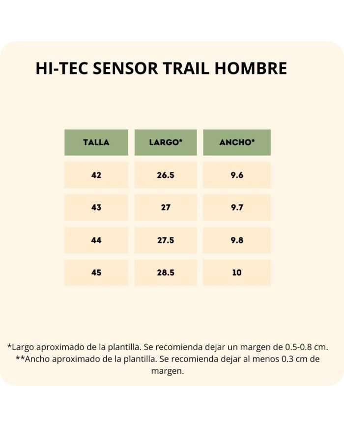 Tênis de transição Hi-Tec Sensor Trail Black
