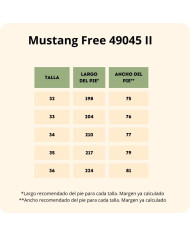Ténis Mustang Free 49045 Gris