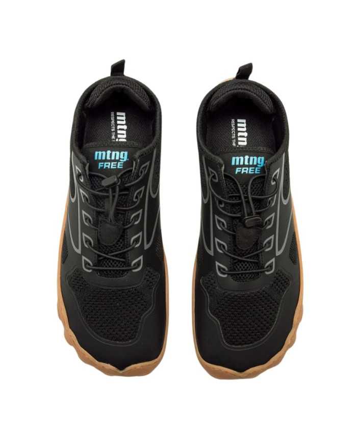 Ténis Barefoot Mustang Free Atlas Pretos Homem