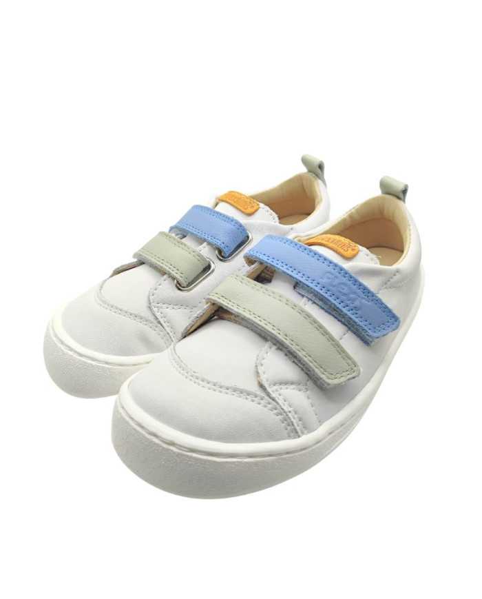 Ténis Flexinens 9000R Branco Chá Azulina