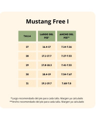 Ténis Mustang Free Elástico Branco e Bege