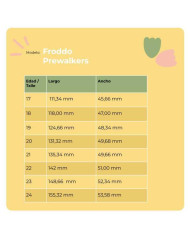 Froddo Prewalkers T-Bar Branco