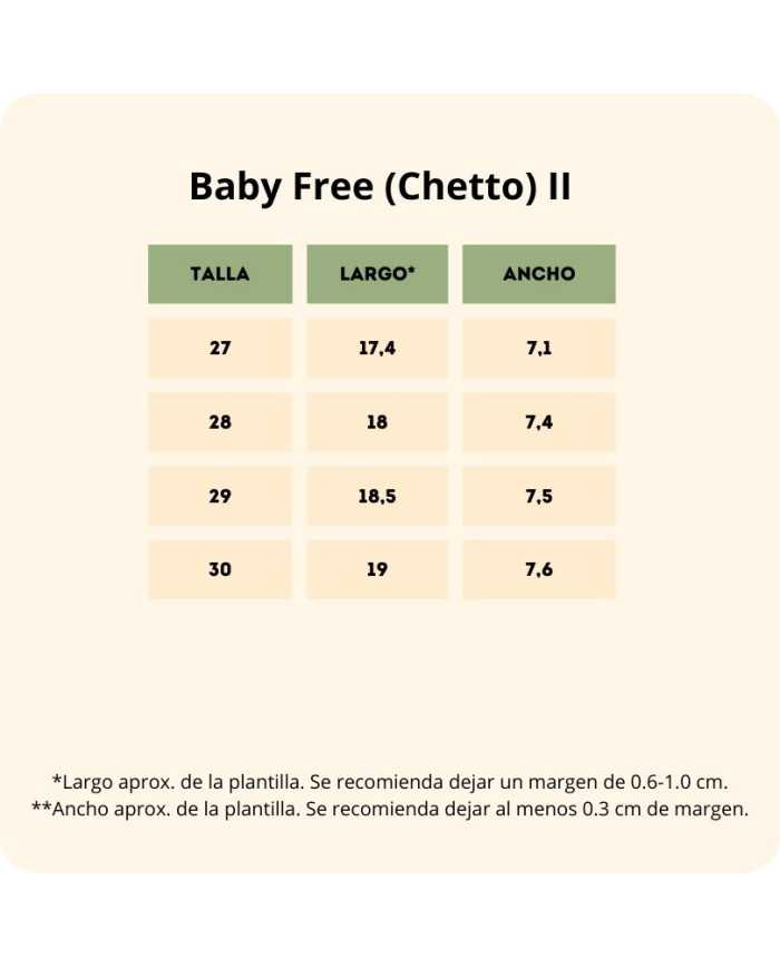 Ténis barefoot Baby Free Chetto Bege