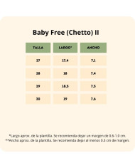 Ténis barefoot Baby Free Chetto Bege