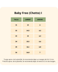 Ténis barefoot Baby Free Chetto Azul