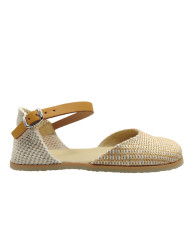 Valencianas barefoot Flexinens Bege Nature