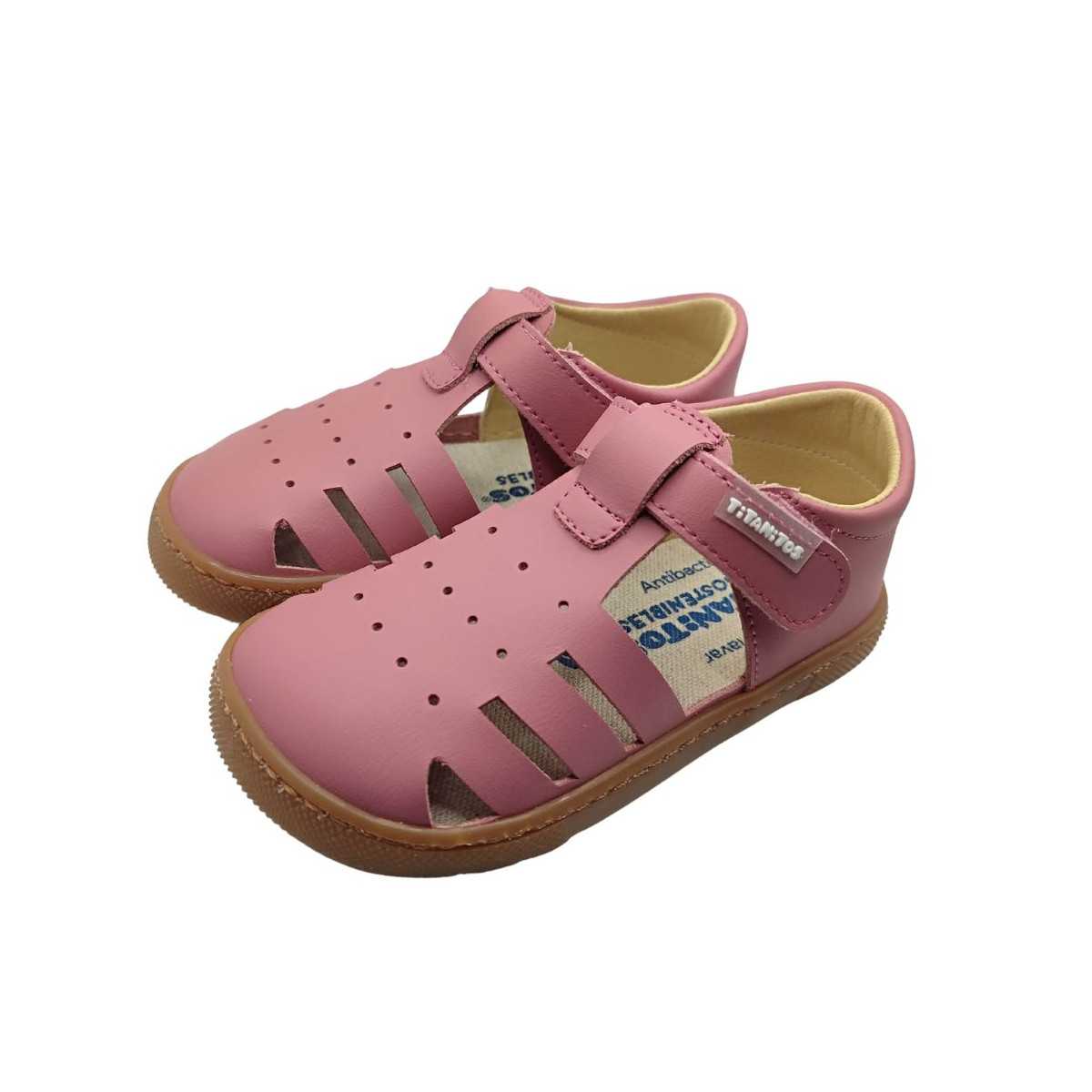 Sandalias respetuosas Titanitos Rosa Palo