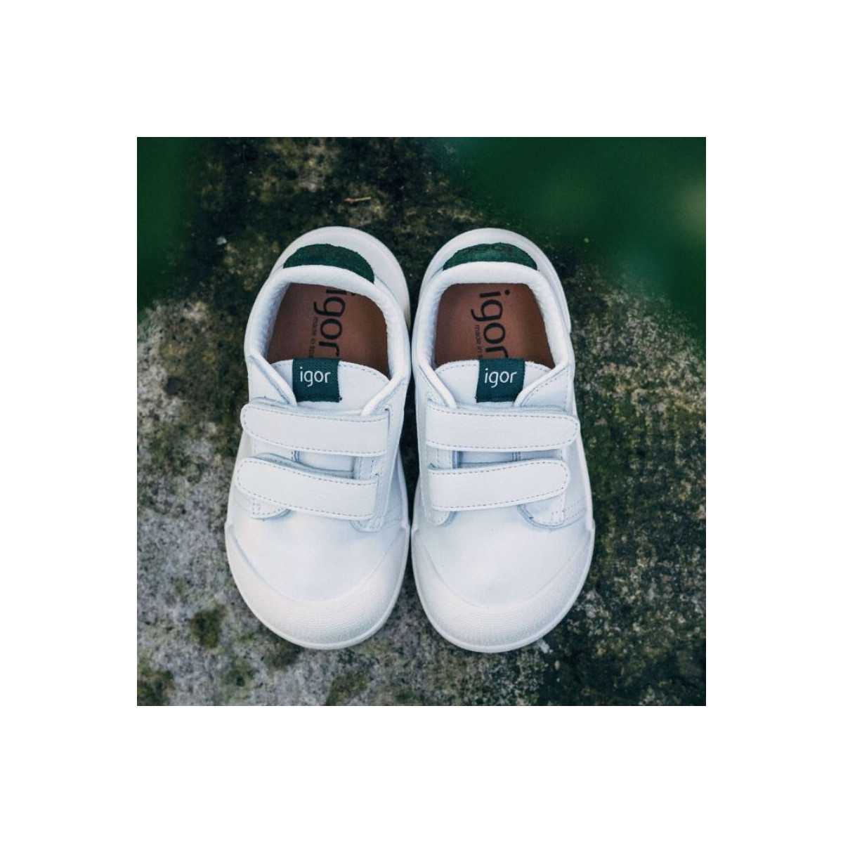 Deportivas barefoot Igor Tennis Musgo