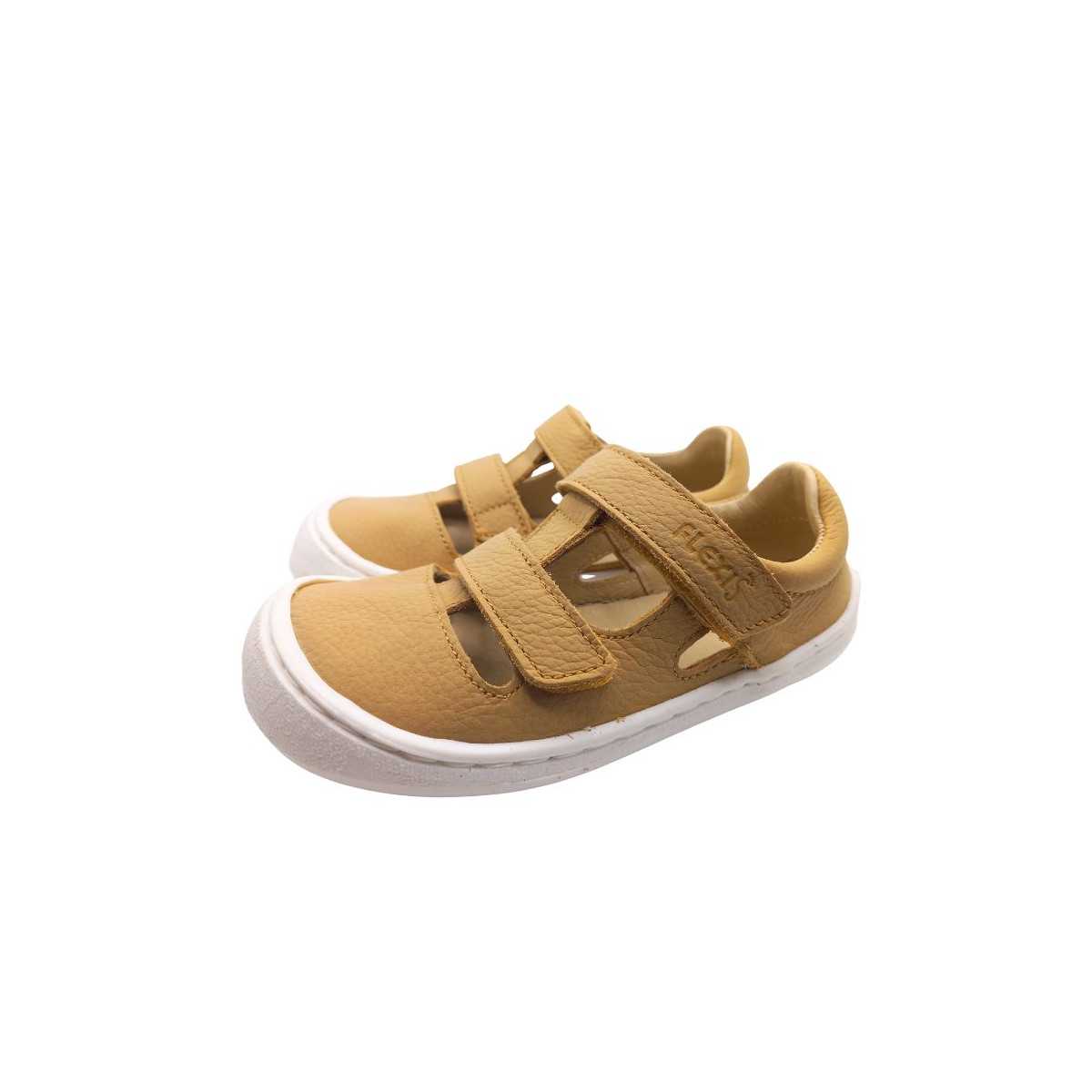 Sandalias respetuosas Flexinens Mostaza