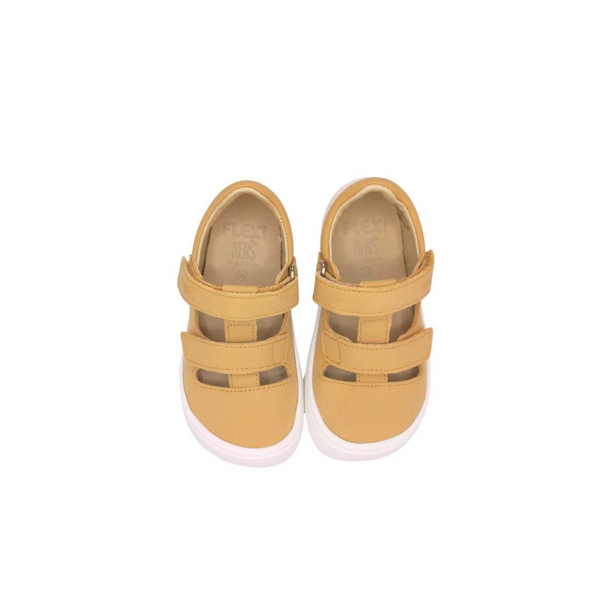 Sandalias respetuosas Flexinens Mostaza