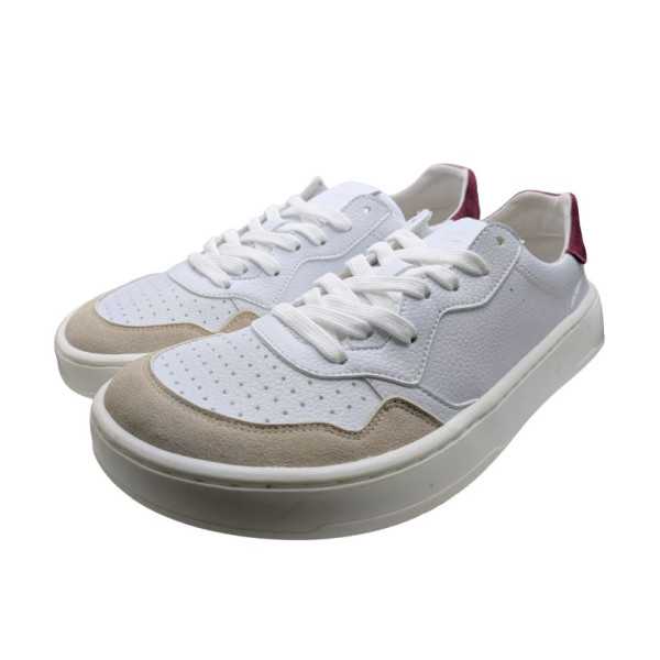 Tenis adulto Coqueflex Omega Branco Bordô