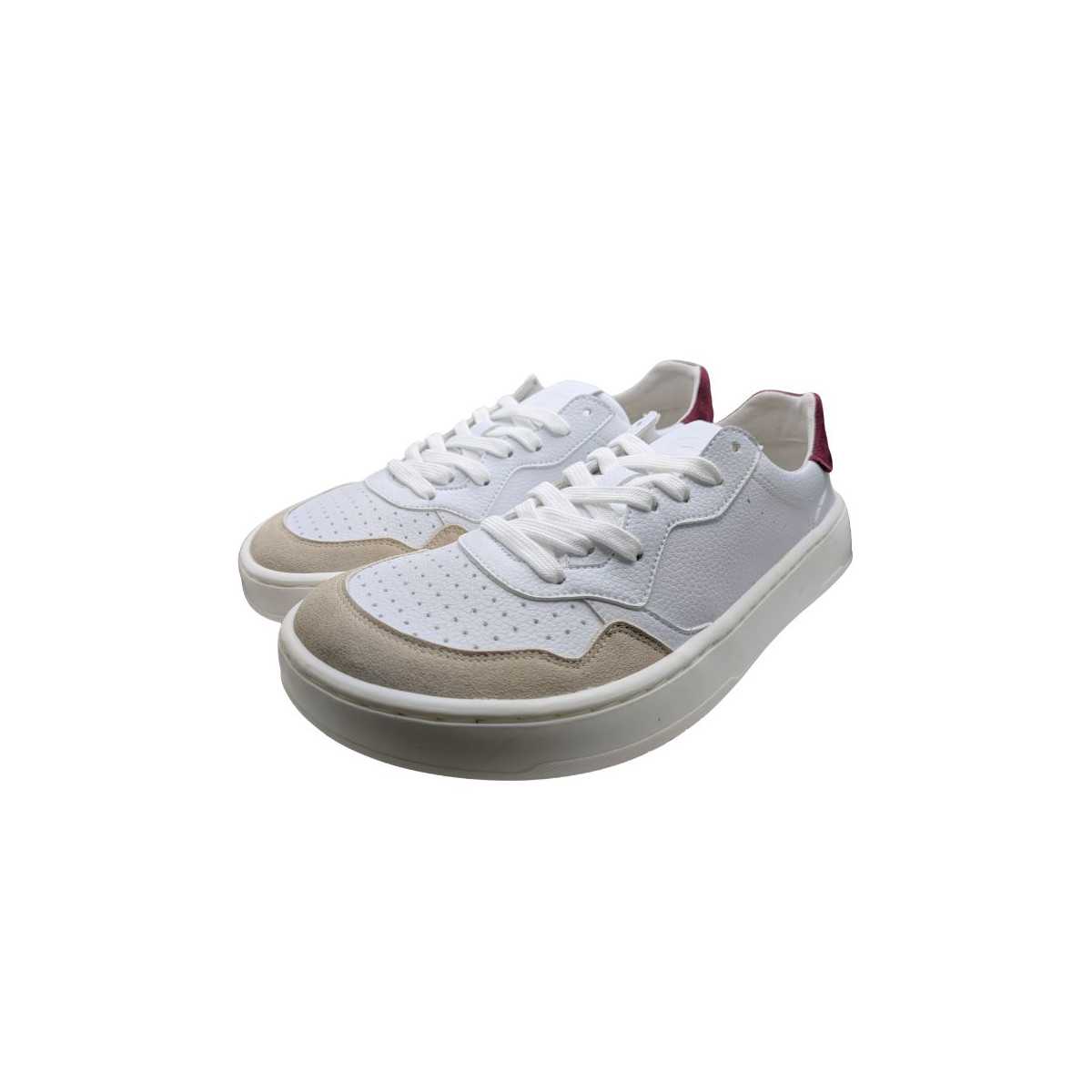 Tenis adulto Coqueflex Omega Branco Bordô