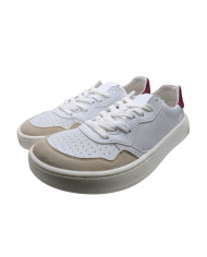 Tenis adulto Coqueflex Omega Branco Bordô