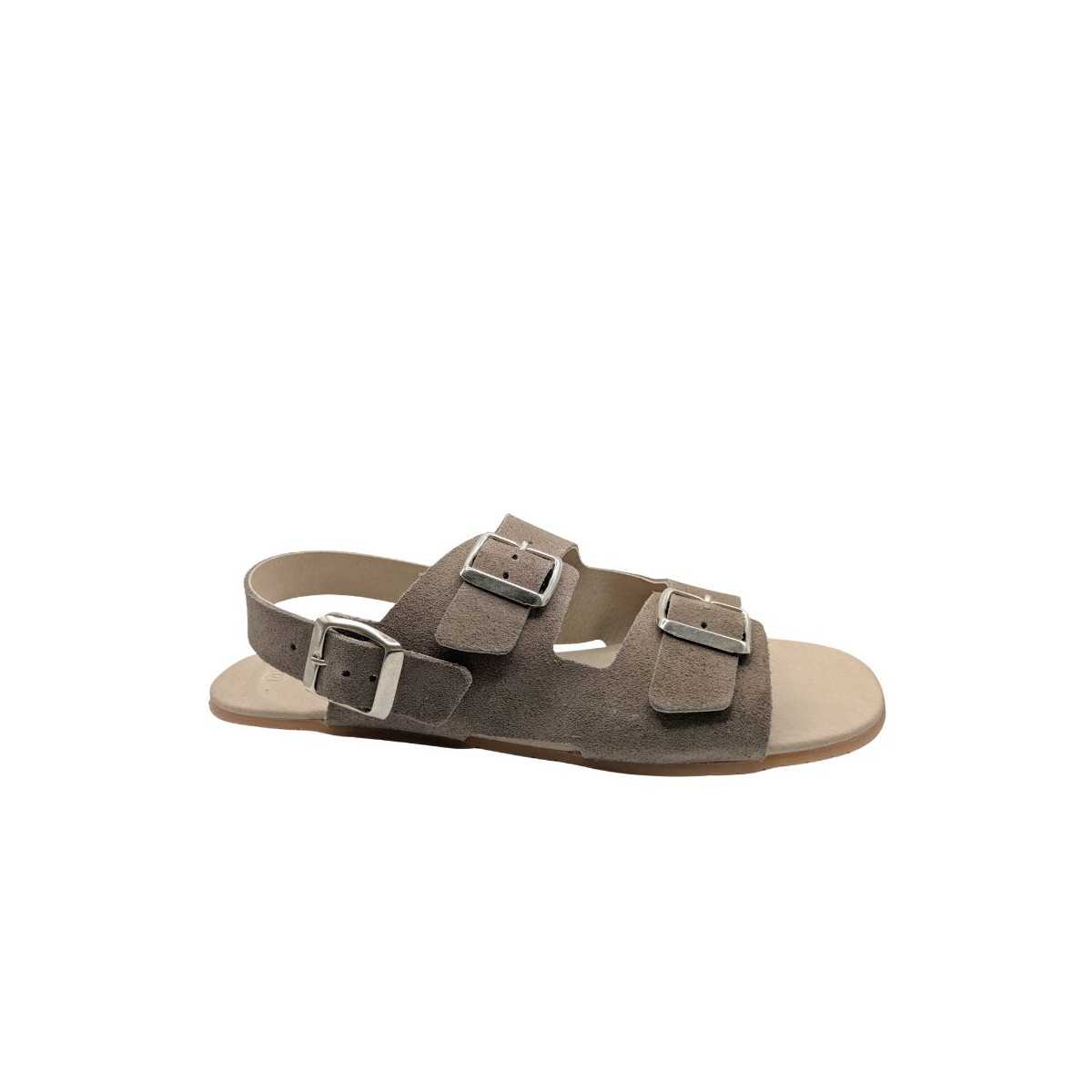 Sandalias Mujer Coqueflex Hebillas Arena