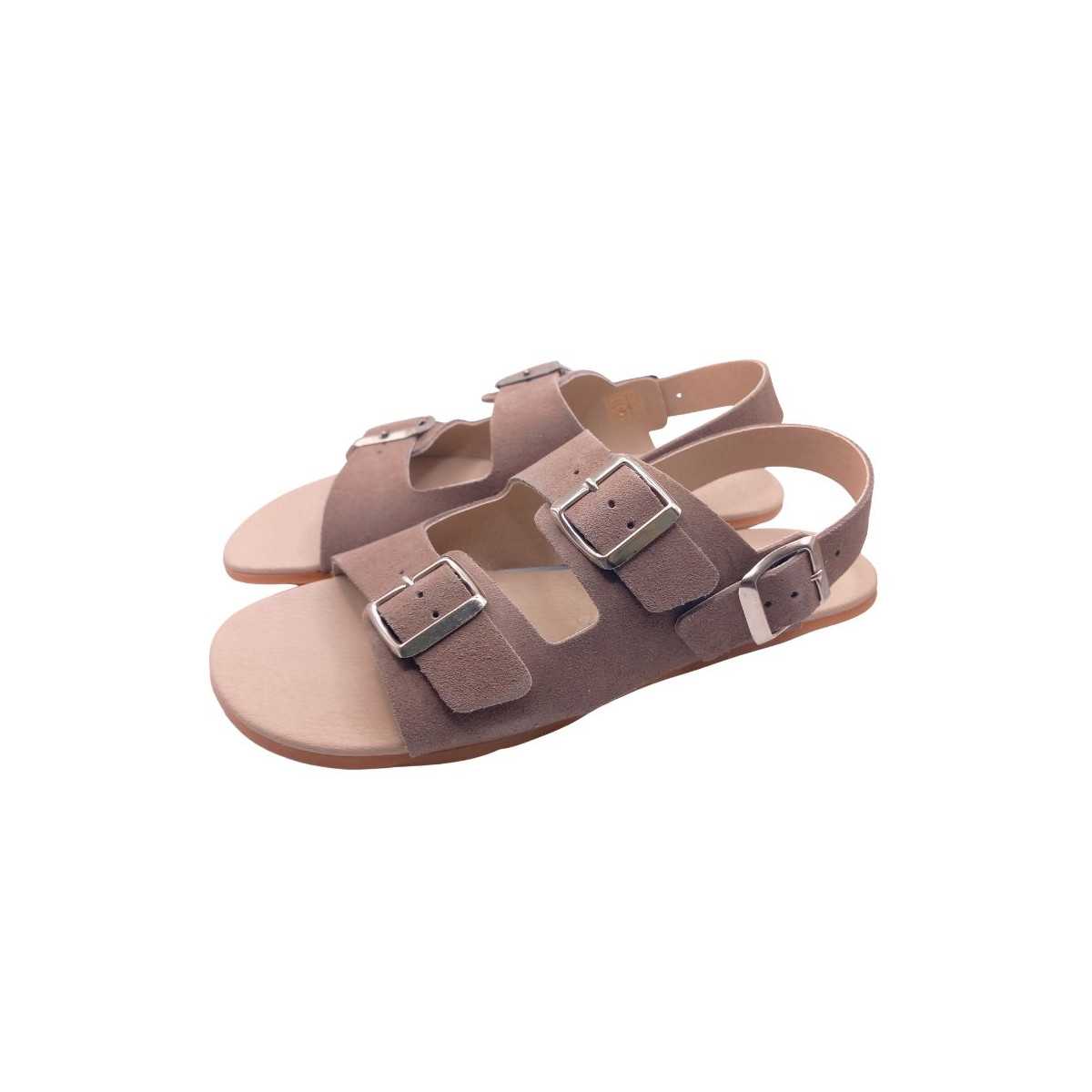 Sandalias Mujer Coqueflex Hebillas Arena