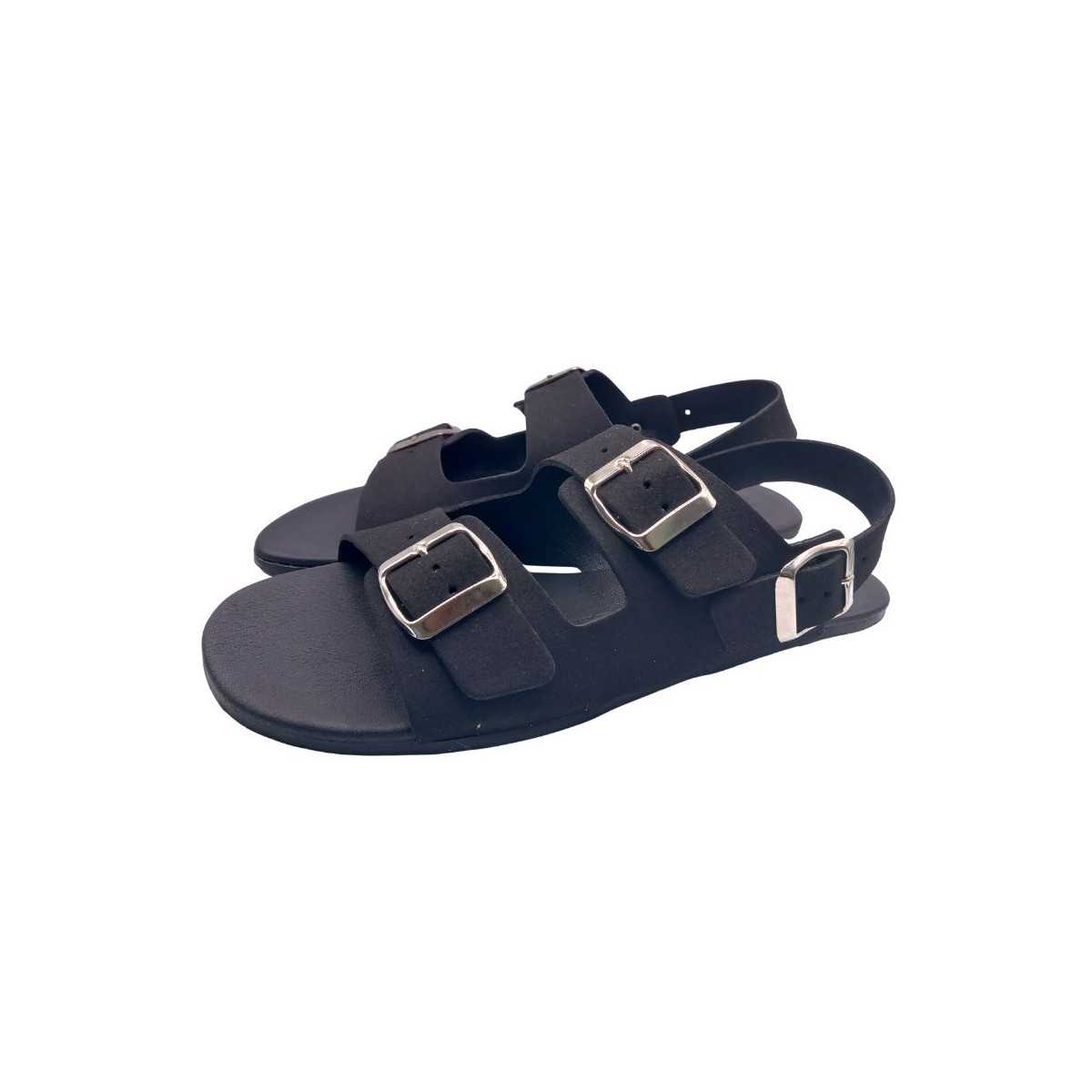 Sandalias Mujer Coqueflex Hebillas Negro