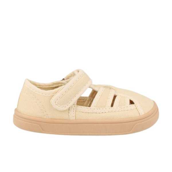 Sandalias Lona Blanditos Molly Beige