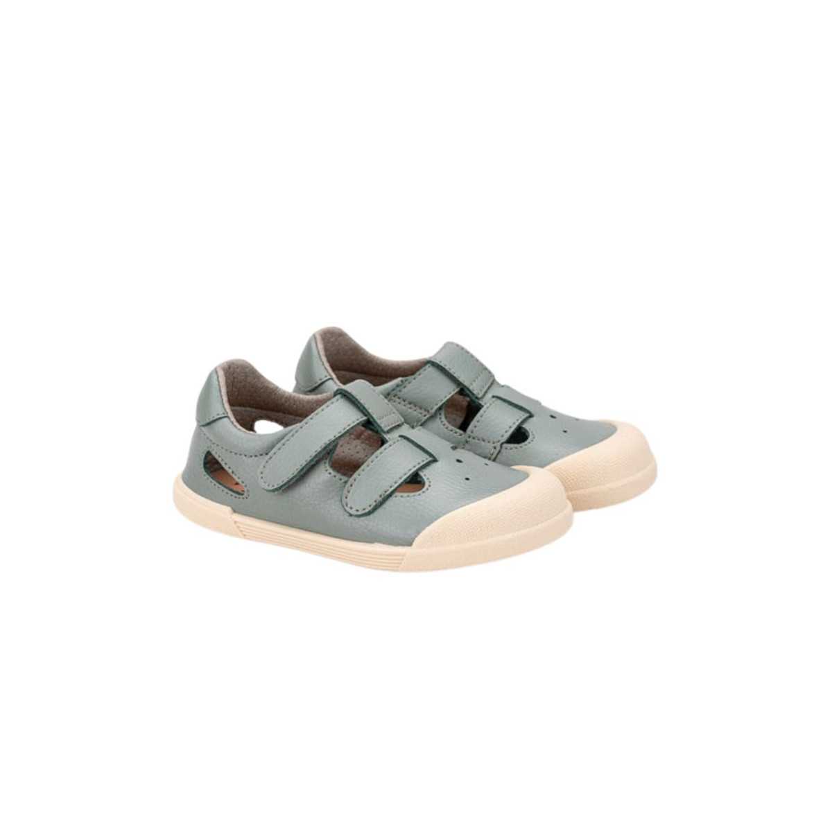 Sandalias de Piel Barefoot Igor Verde